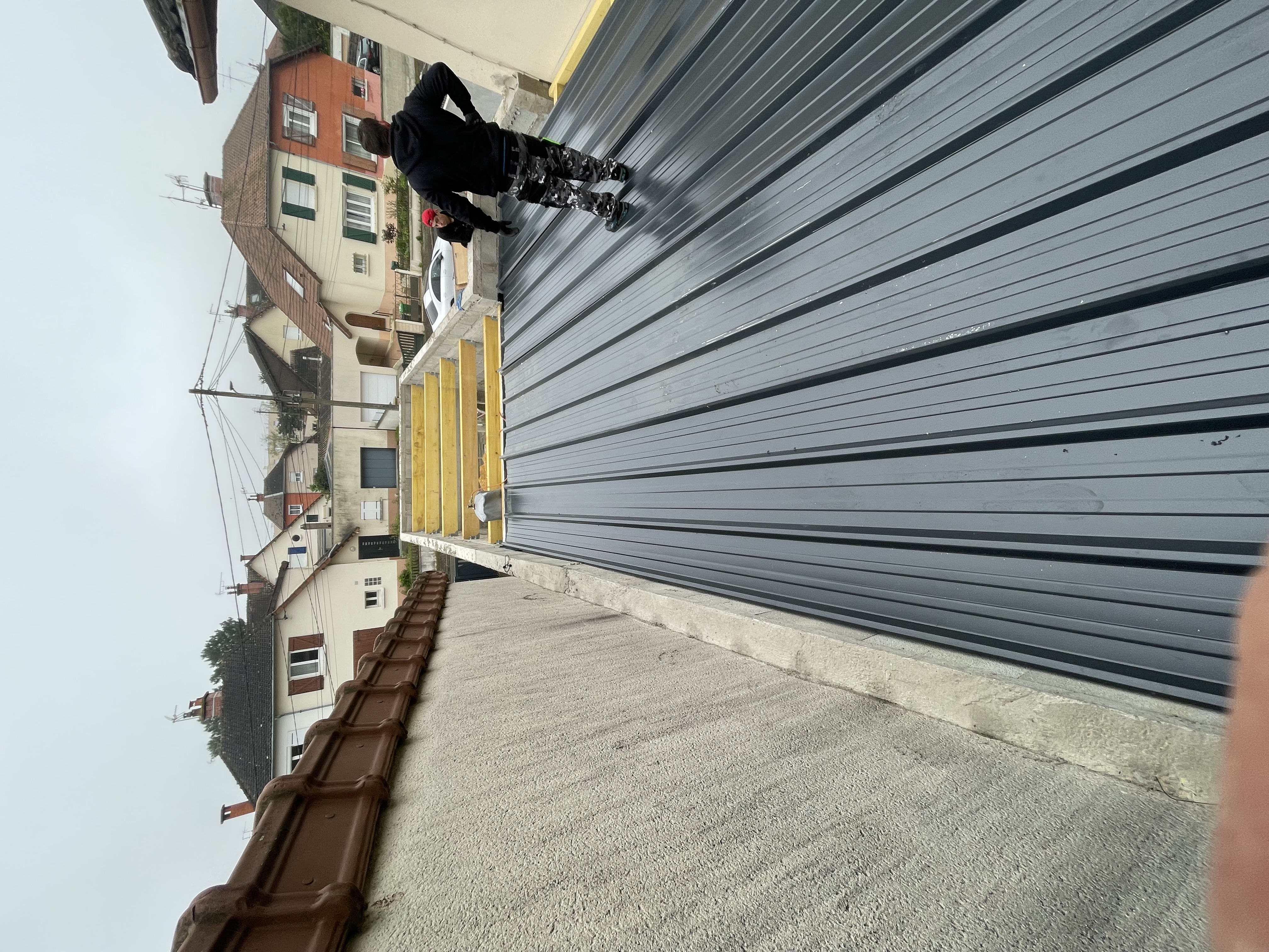 Création charpente et pose bac acier